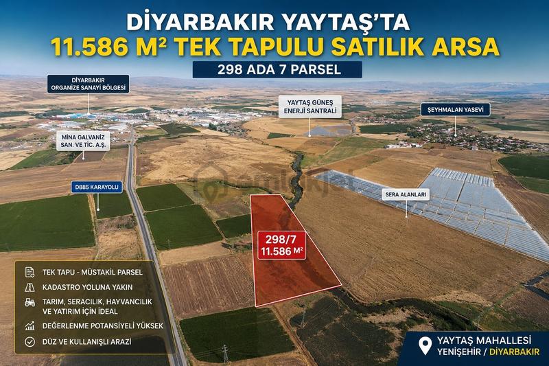 Rai̇nbow Gayri̇menkul Diyarbakır Yenişehir Yaytaş Mahallesi Satılık